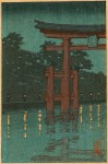 Miyajima at Night-Kawase Hasui